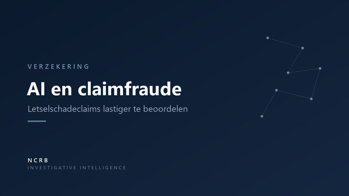 AI en claimfraude: letselschadeclaims lastiger te beoordelen