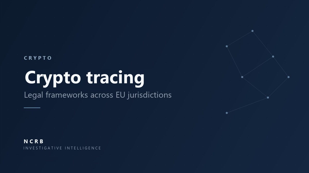 Crypto tracing: legal frameworks across EU jurisdictions