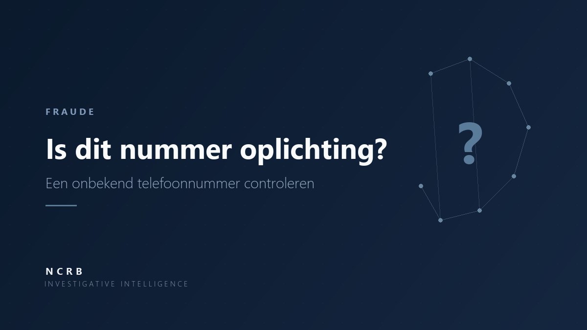 Is dit nummer oplichting? Een onbekend telefoonnummer controleren